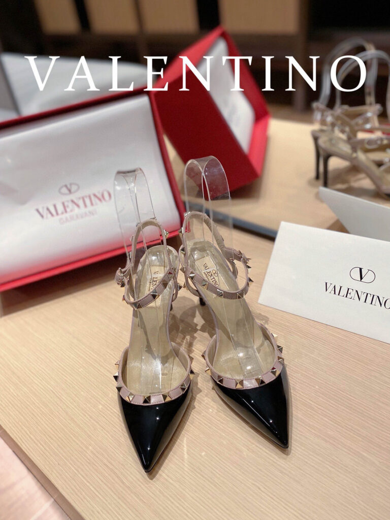 Valentino Rockstud Sandal Sandals editorial product context 1
