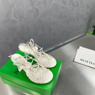 Bottega Veneta atomic shearling-trimmed ballet flats