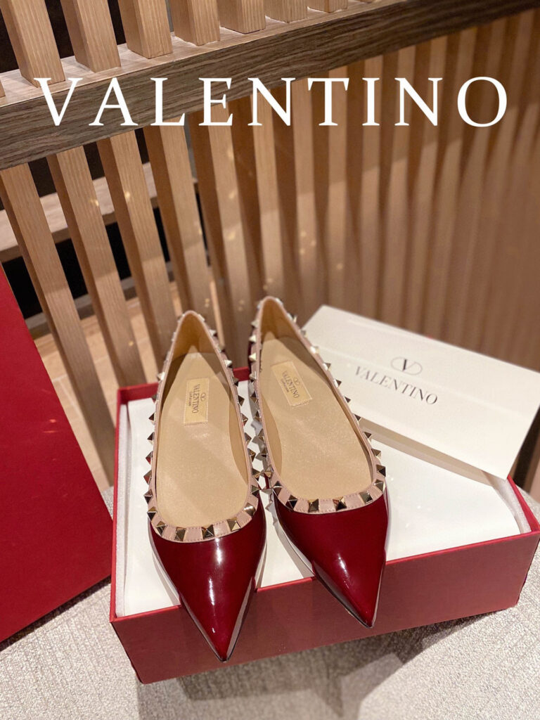 Valentino Rockstud Flat Flats editorial product context 1