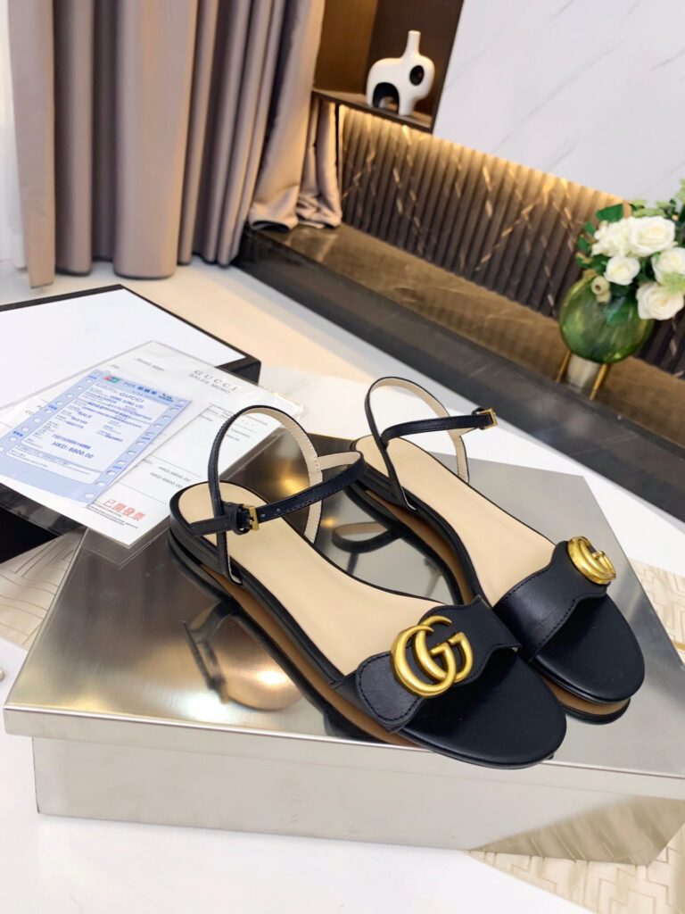 Gucci Leather Sandals editorial product context 1