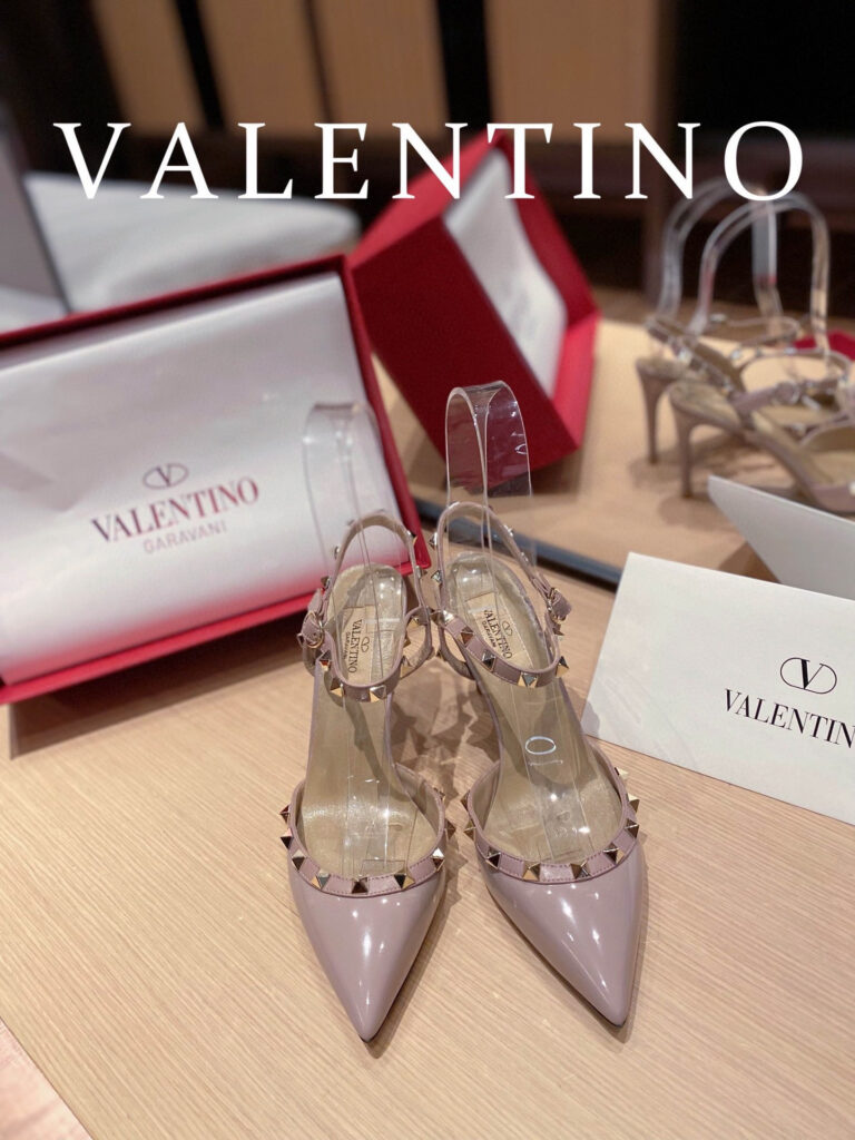 Valentino Rockstud Sandal Sandals editorial product context 1