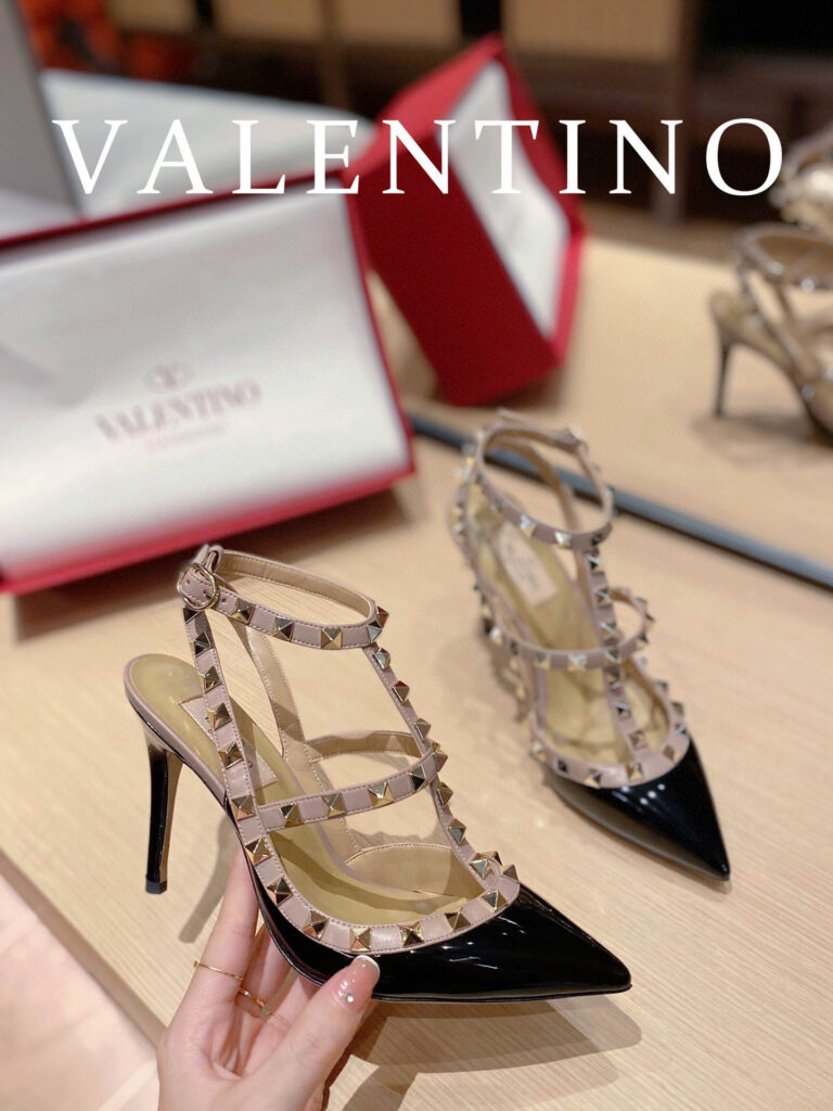 Valentino Rockstud Sandal Sandals editorial product context 1