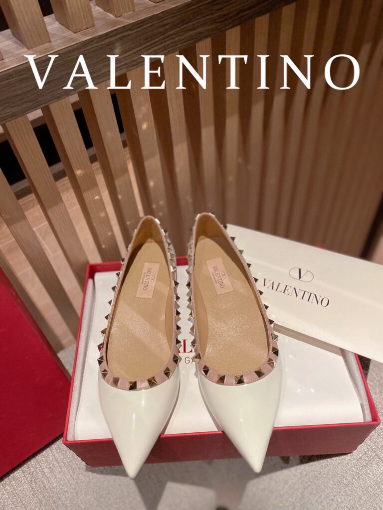 Valentino Rockstud Flat Flats editorial product context 1