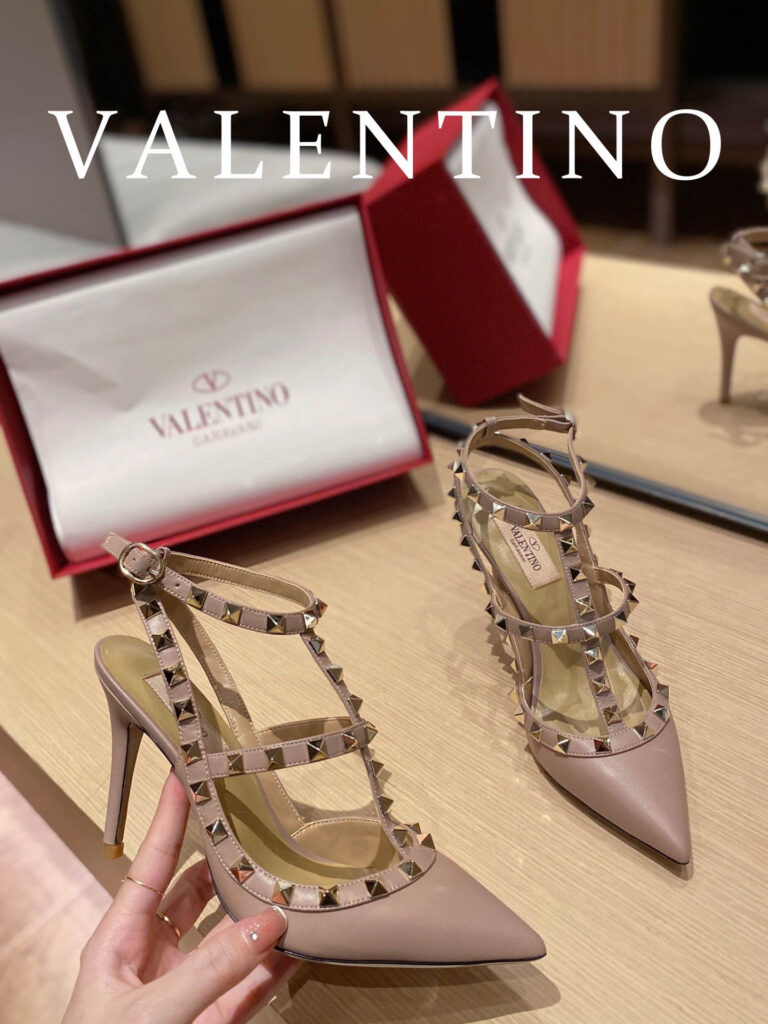 Valentino Rockstud Sandal Sandals editorial product context 1