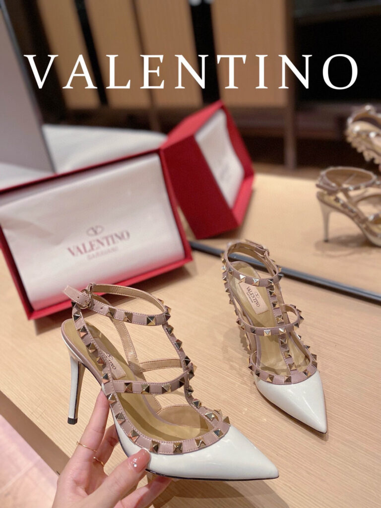 Valentino Rockstud Sandal Sandals editorial product context 1