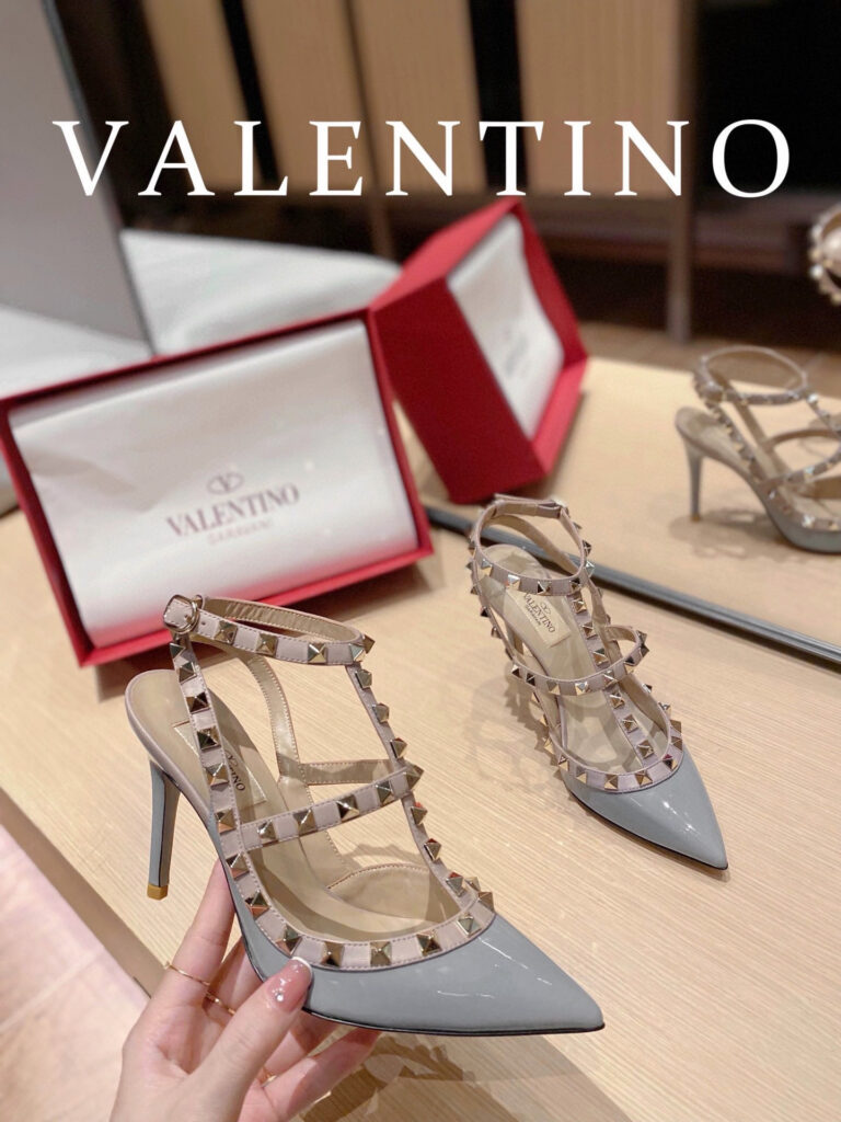 Valentino Rockstud Sandal Sandals editorial product context 1