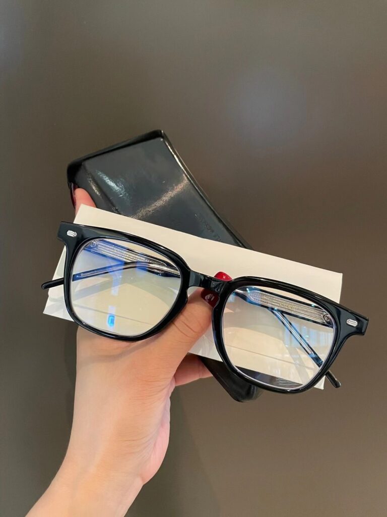 Designer Kubo Eyeglasses Sunglasses Black Crystal Piece editorial product context 2