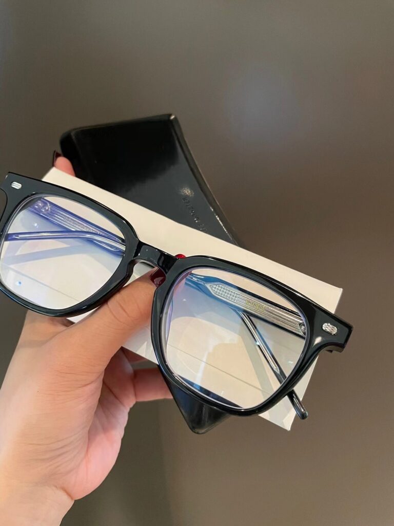 Designer Kubo Eyeglasses Sunglasses Black Crystal Piece editorial product context 3