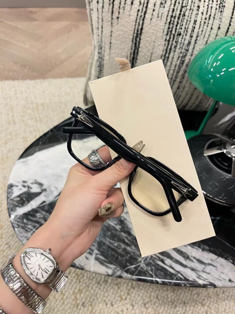 Bottega Veneta Eyeglasses Black Ring editorial product context 2