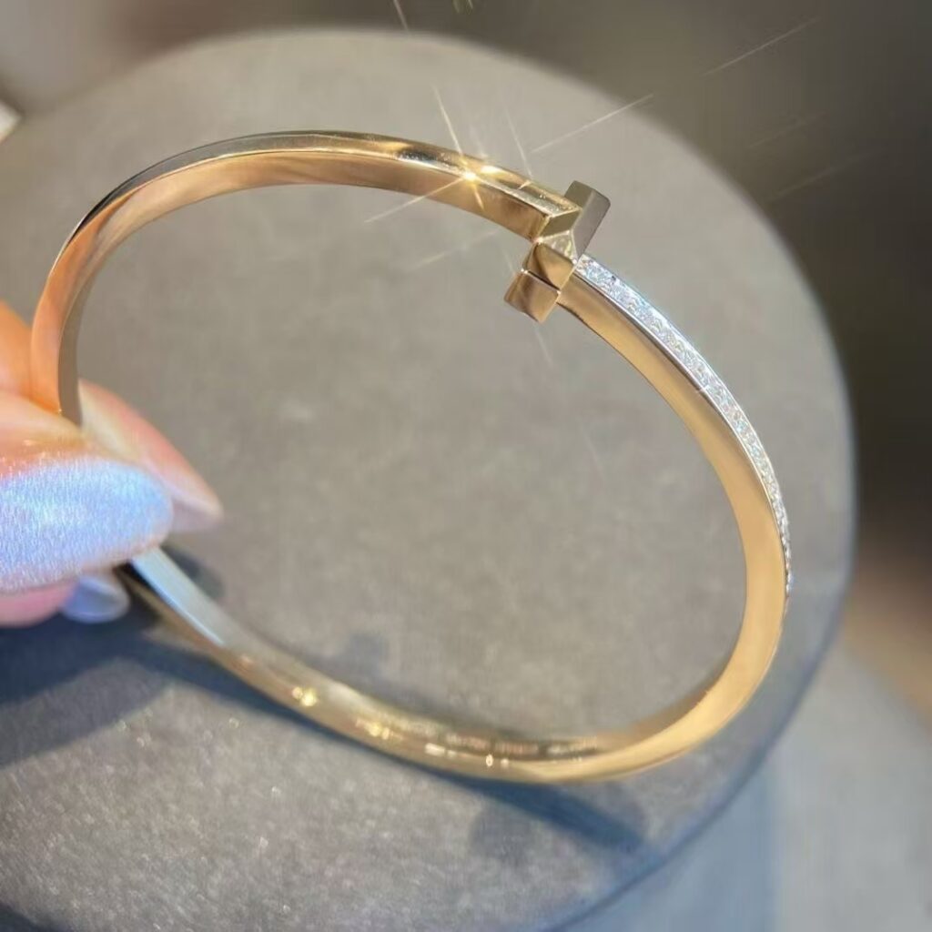 Designer Love Bangle Bracelet editorial product context 3