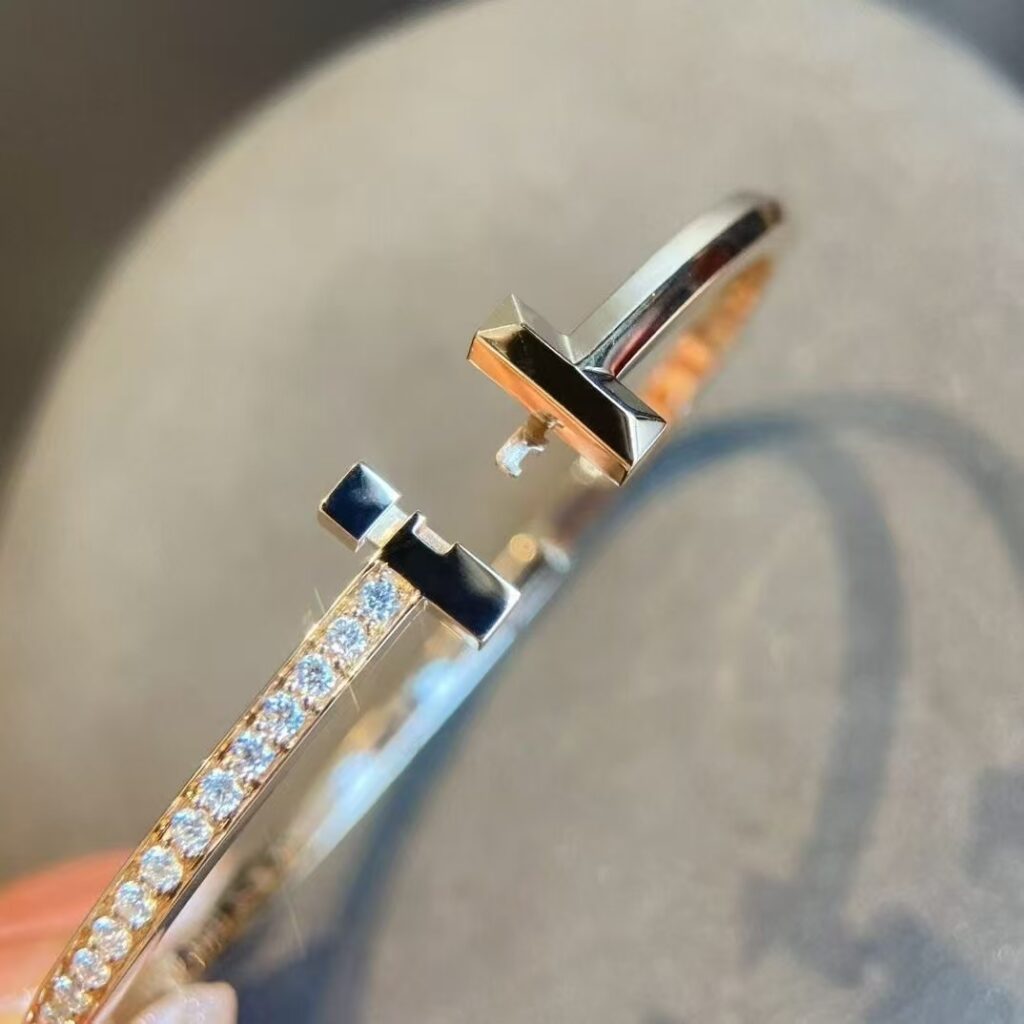 Designer Love Bangle Bracelet editorial product context 2