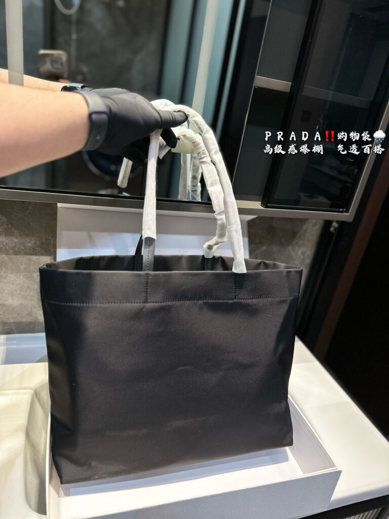 Prada Nylon Tote Bag 37 x 15 x 31 cm editorial product context 3