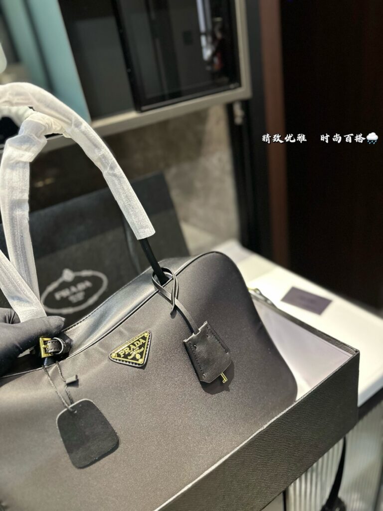 Prada Black Shoulder Bag 35 x 23 cm editorial product context 2