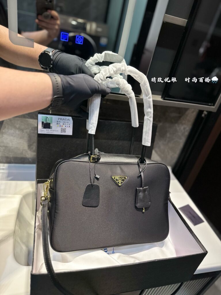 Prada Black Shoulder Bag 35 x 23 cm editorial product context 1