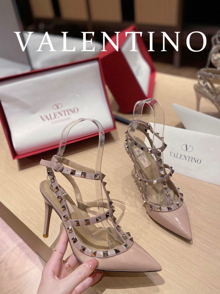 Valentino Rockstud Sandal Sandals editorial product context 1