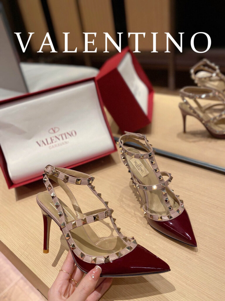 Valentino Rockstud Sandal Sandals editorial product context 1