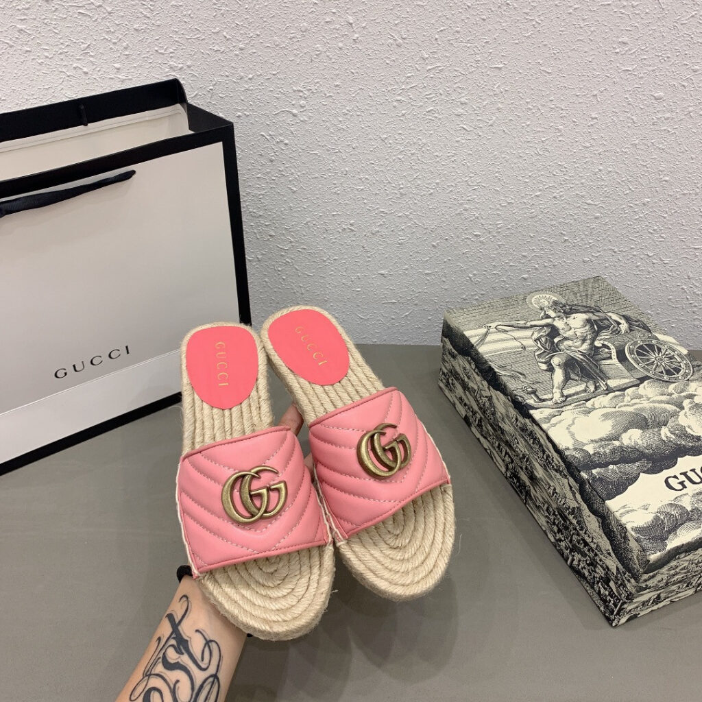Gucci Espadrille Sandal Leather Sandals editorial product context 1