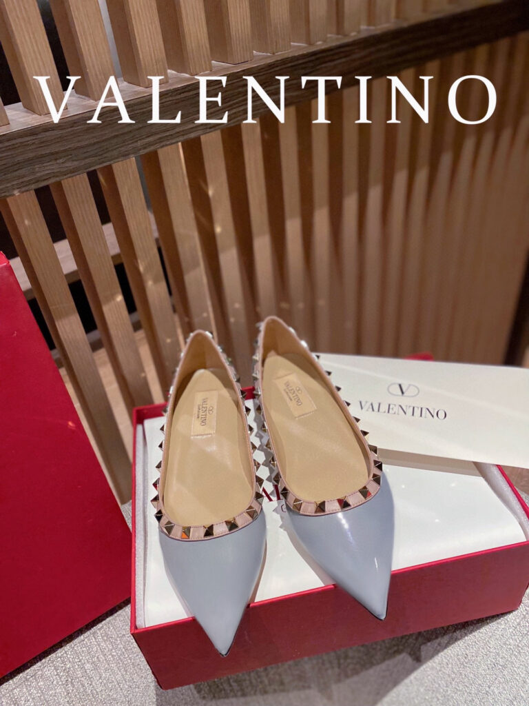 Valentino Rockstud Flat Flats editorial product context 1