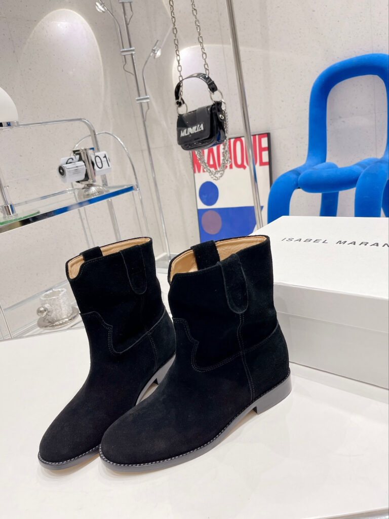 Isabel Marant Susee Ankle Suede Boots editorial product context 1