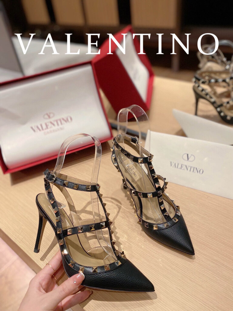 Valentino Rockstud Sandal Sandals editorial product context 1