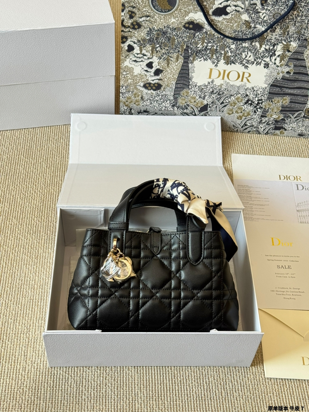 Dior Toujours Bag 20cm Calfskin Leather Handbag P220 P225