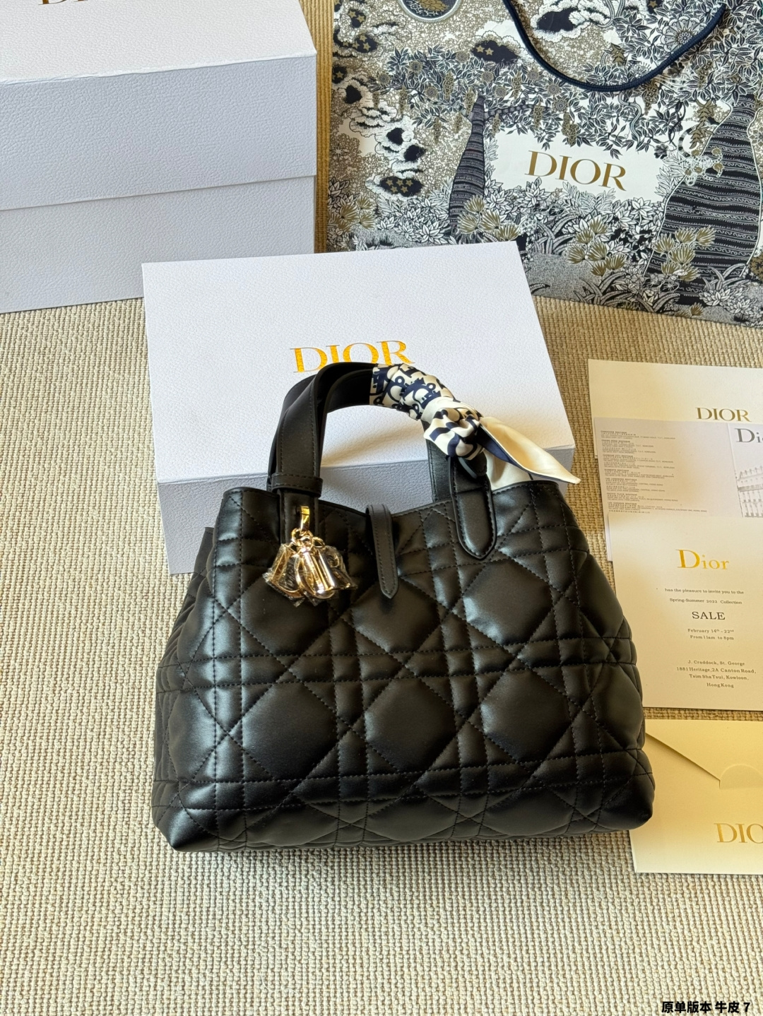 Dior Toujours Bag 20cm Calfskin Leather Handbag P220 P225