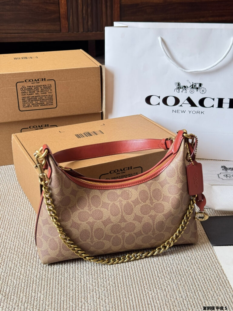 Coach Juliet Black Calfskin Leather Shoulder Bag editorial product context 2