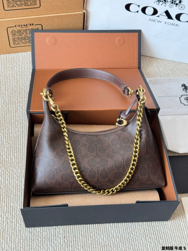 Coach Juliet Black Calfskin Leather Hobo Bag editorial product context 2