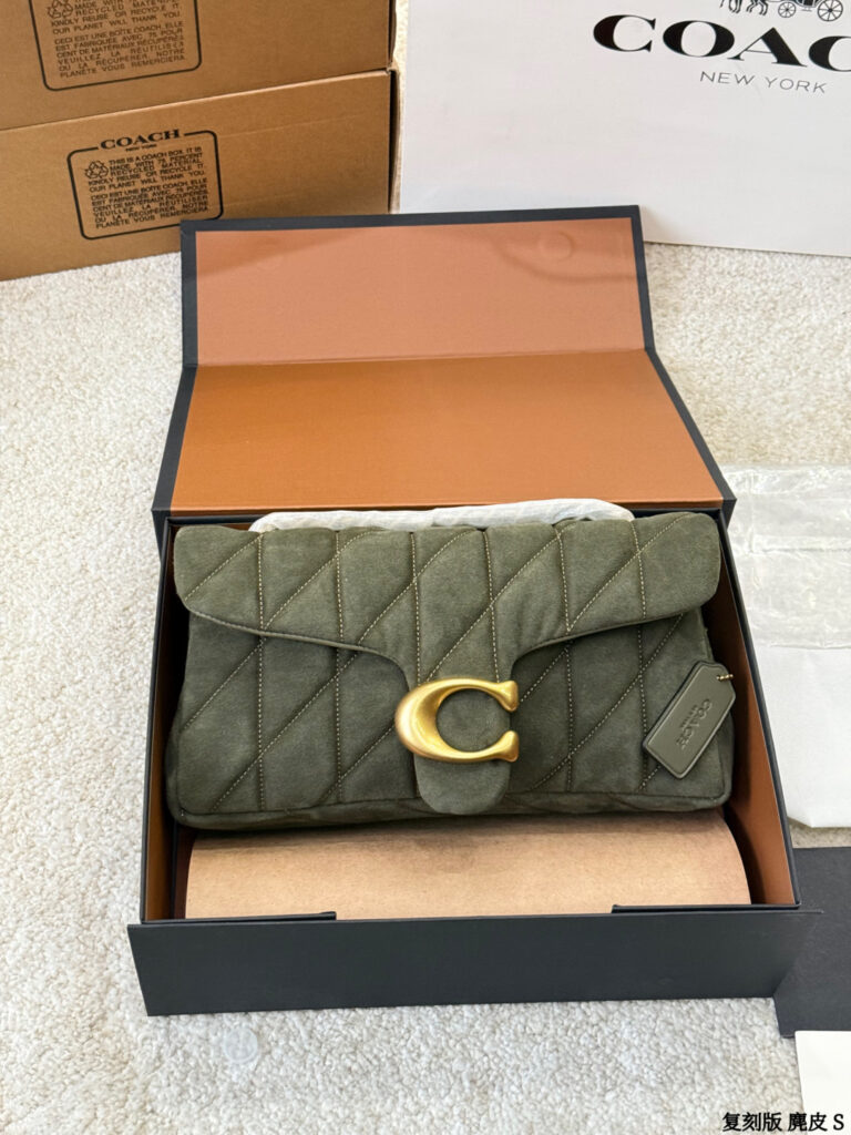 Coach Tabby 26 Small Black Lambskin Leather Crossbody Bag editorial product context 2