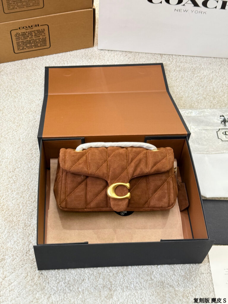 Coach Tabby 26 Small Black Lambskin Leather Wallet editorial product context 3