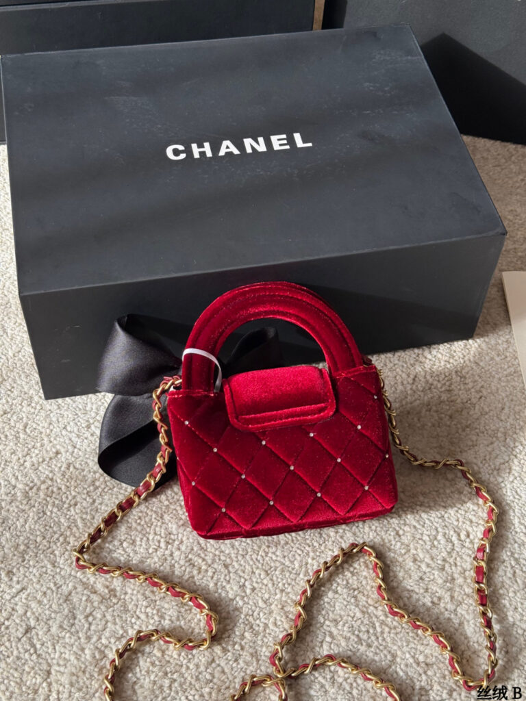 Chanel Kelly 12 Mini Red Calfskin Leather Crossbody Bag editorial product context 3