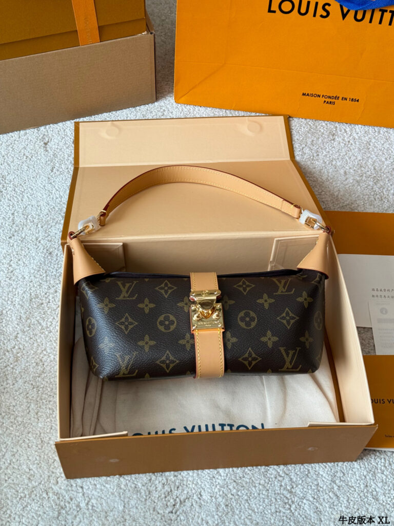Louis Vuitton Pochette Mia Monogram Calfskin Leather Crossbody Bag 13 x 7 cm editorial product context 2