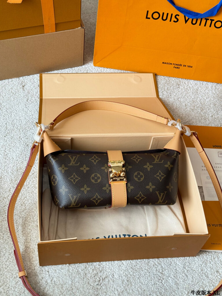 Louis Vuitton Pochette Mia Monogram Calfskin Leather Crossbody Bag 13 x 7 cm editorial product context 1
