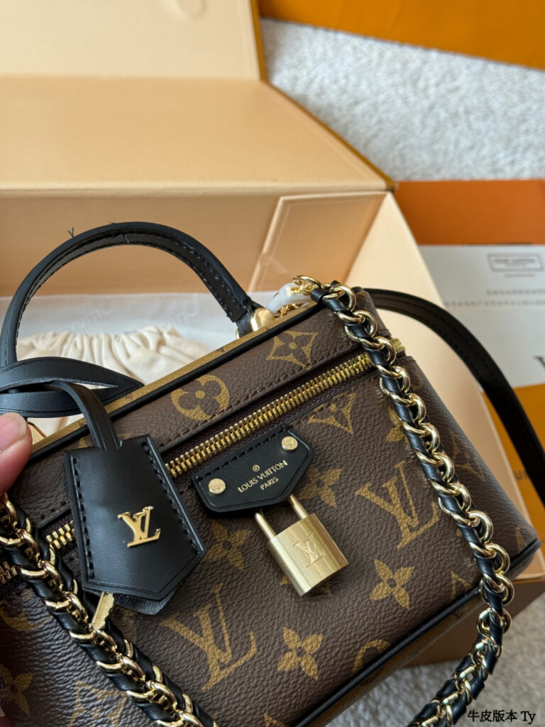 Louis Vuitton Vanite Trunk Monogram Black Calfskin Leather Crossbody Bag 19 editorial product context 3