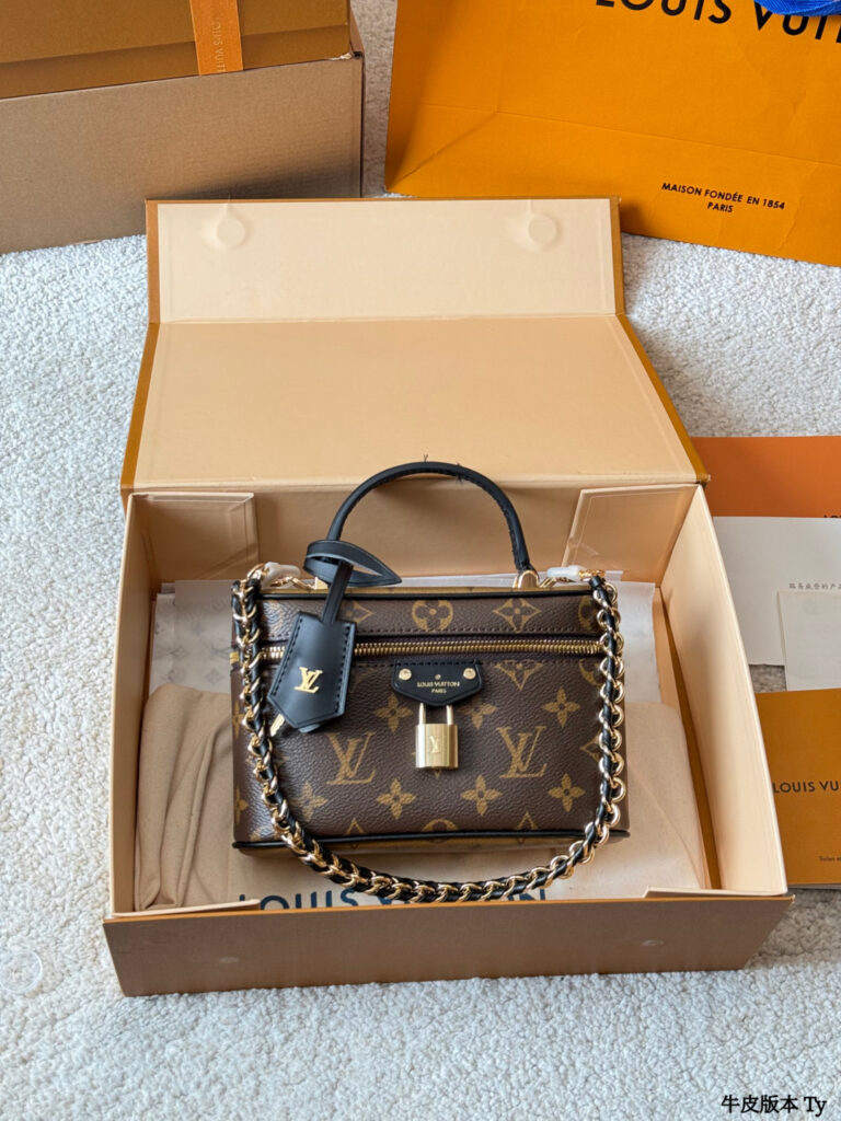 Louis Vuitton Vanite Trunk Monogram Black Calfskin Leather Crossbody Bag 19 editorial product context 2