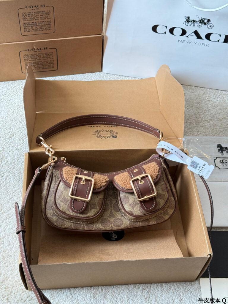 Coach Ashton Calfskin Leather Crossbody Bag 22 x 12 cm editorial product context 1