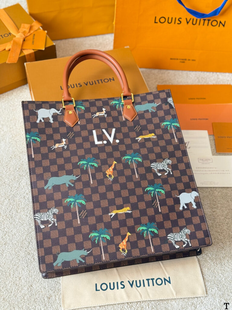 Louis Vuitton Damier 36 Brown Canvas Handbag 40 cm editorial product context 1