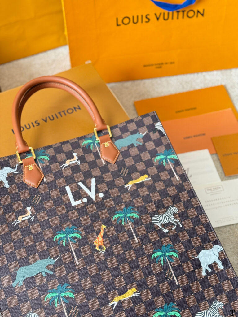 Louis Vuitton Damier 36 Brown Canvas Handbag 40 cm editorial product context 2