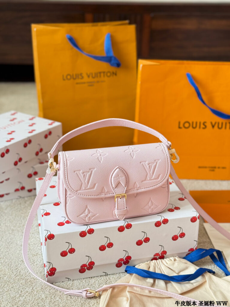 Louis Vuitton Nano Diane 21 Pink Leather Bag 15 cm editorial product context 2