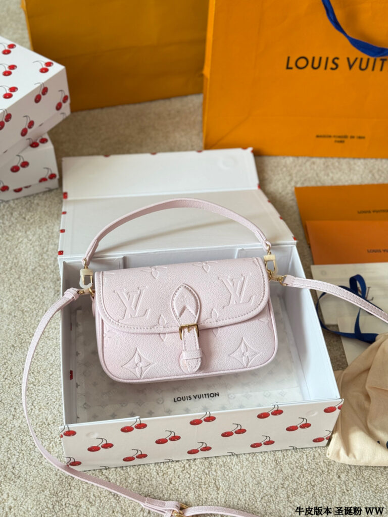 Louis Vuitton Nano Diane 21 Pink Leather Bag 15 cm editorial product context 1