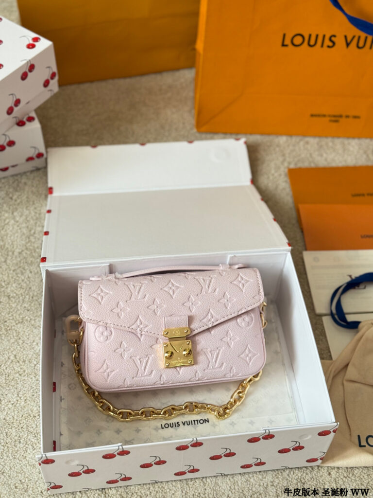 Louis Vuitton Pochette Metis East West Mini 21 Gold Calfskin Leather editorial product context 3