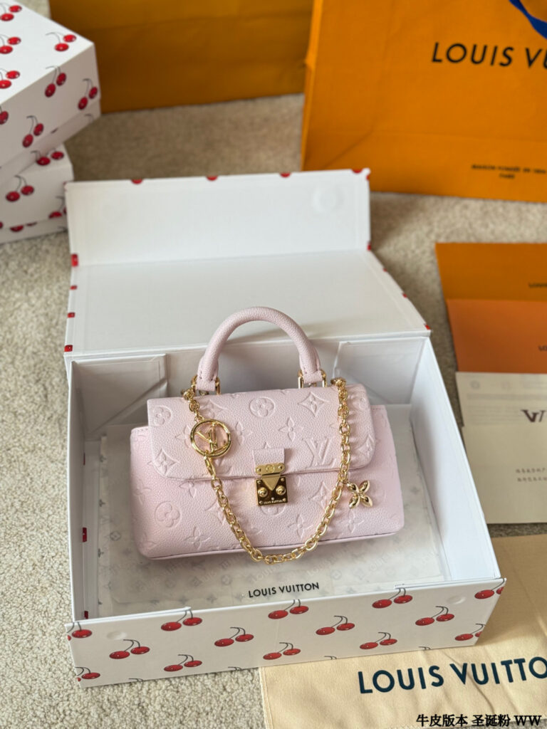 Louis Vuitton Nano 20 Pink Leather Crossbody Bag 14 cm editorial product context 1
