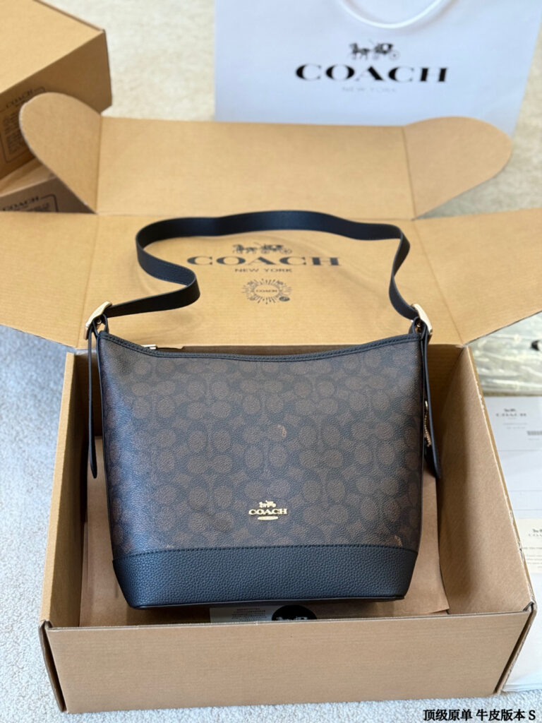 Coach Laurel Calfskin Leather Crossbody Bag editorial product context 2