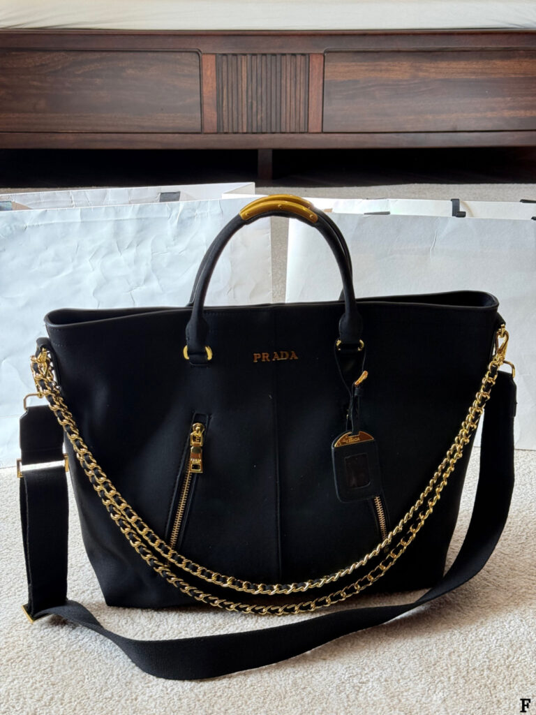 Prada Logo 35 Brown Calfskin Leather Crossbody Bag 33 cm editorial product context 2