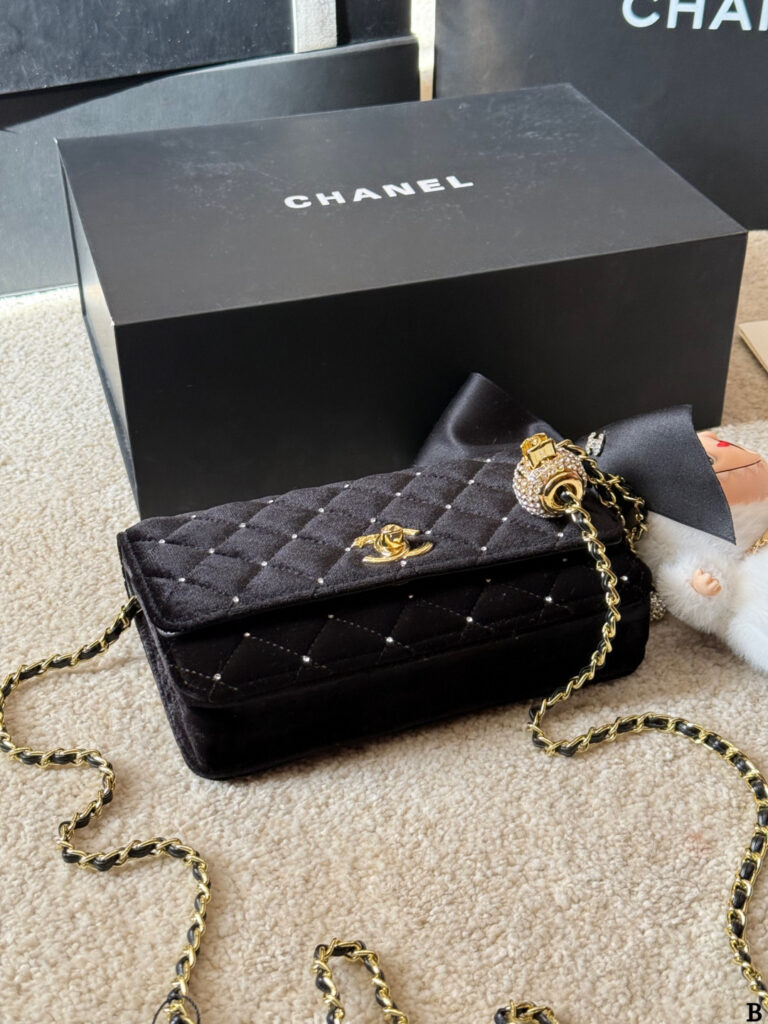 Chanel Woc Material 19 Calfskin Leather Crossbody Bag editorial product context 3