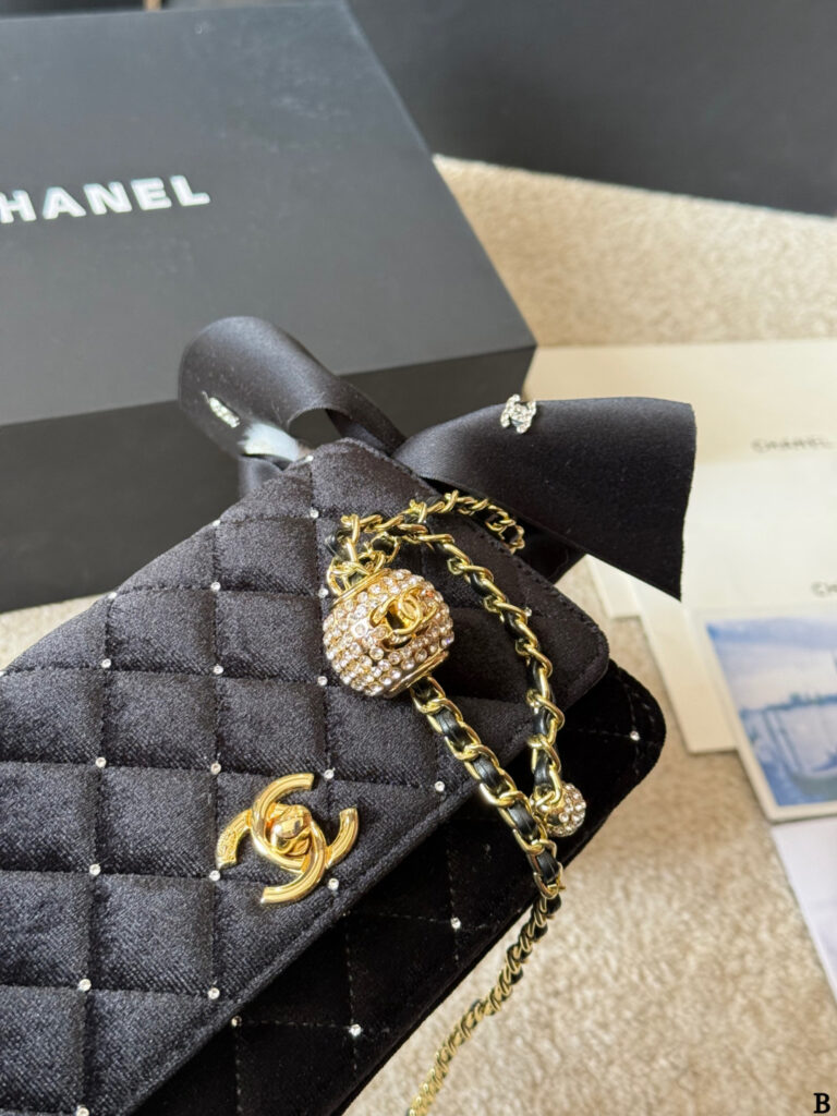 Chanel Woc Calfskin Leather Crossbody Bag editorial product context 2