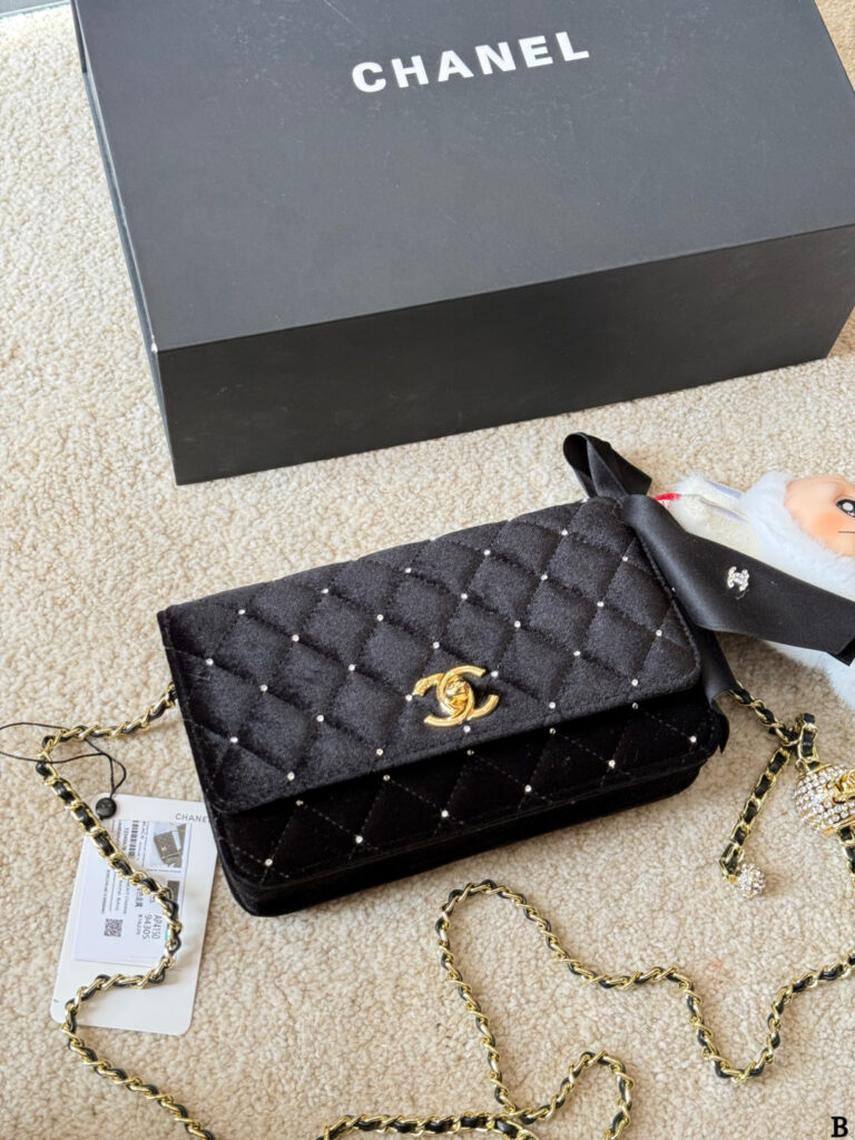 Chanel Woc Material 19 Calfskin Leather Crossbody Bag editorial product context 1