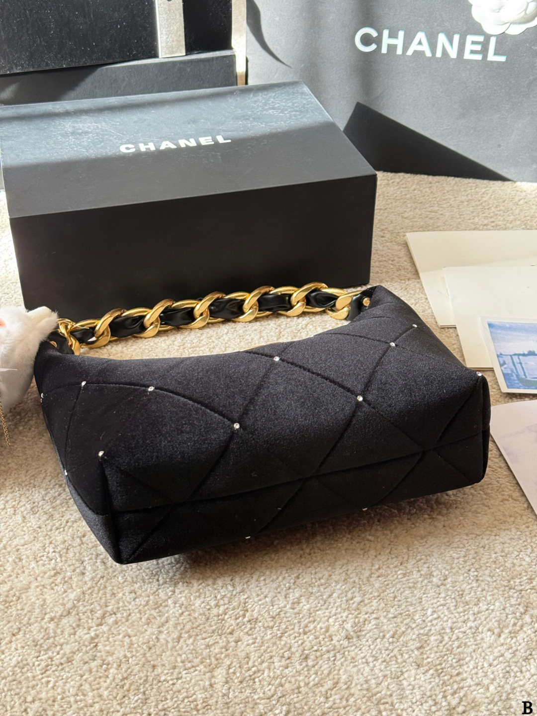 Chanel p215 Hobo CLogo x28x8cm Pattern Check Bags 24 x