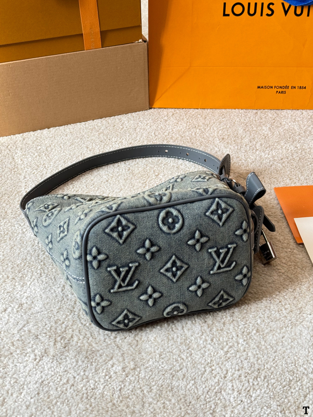 Louis Vuitton Monogram Denim Shoulder Bag