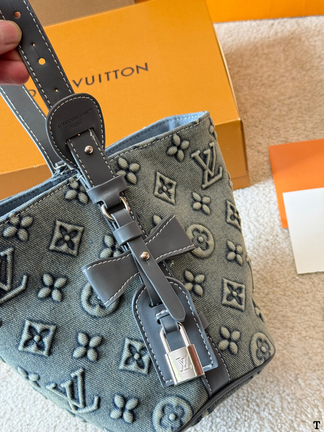 Louis Vuitton Monogram Denim Shoulder Bag